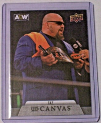2021 Upper Deck AEW UD Canvas Insert #C-13 Taz Tazz ECW WWE Team Taz