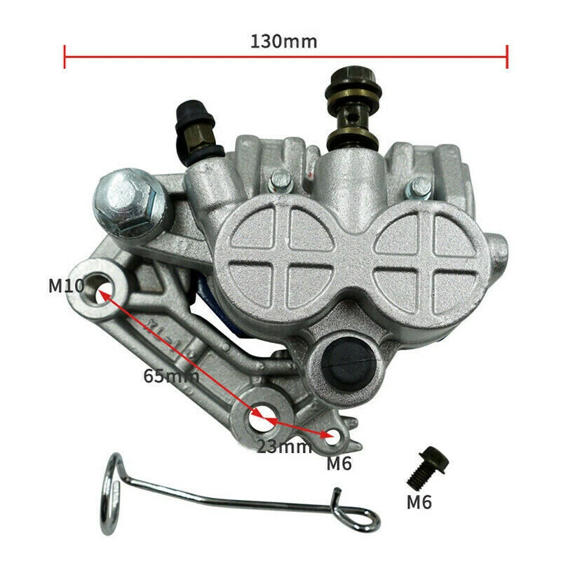 Motorcycle Front Brake Lower Pump Master Hydraulic Disc Cylinder Caliper System - Image 2 of 4