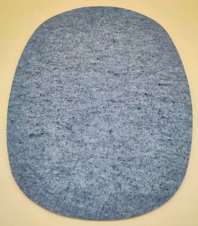 Hey Sign Stuhl Design Sitzauflage  45 x 35 cm x 5 mm Elipse Grau Wolle Filz - Bild 2 von 2