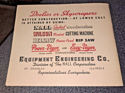 Doolies OR Skyscraper Equipment Engineering Co. St Charles Il.l Nall Corp Book