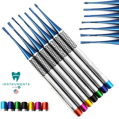 Dental PDL Luxating Root Elevators Set of 7 Veterinary Oral Surgical Ligament 