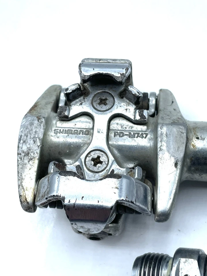 Shimano Deore XT PD-M747 без зажимов горный велосипед гравий педали SPD - Изображение 2 из 4