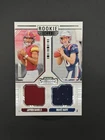 2024 Panini Contenders - Rookie Ticket Dual Swatches Drake Maye, Jayden Daniels