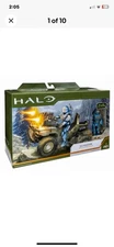 HALO 4" Figure & Vehicle Gungoose with Spartan Celox 1 Action Figures NEW