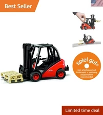 Children's Linde H30D Forklift - Hydraulic Powered with Two Pallets Included