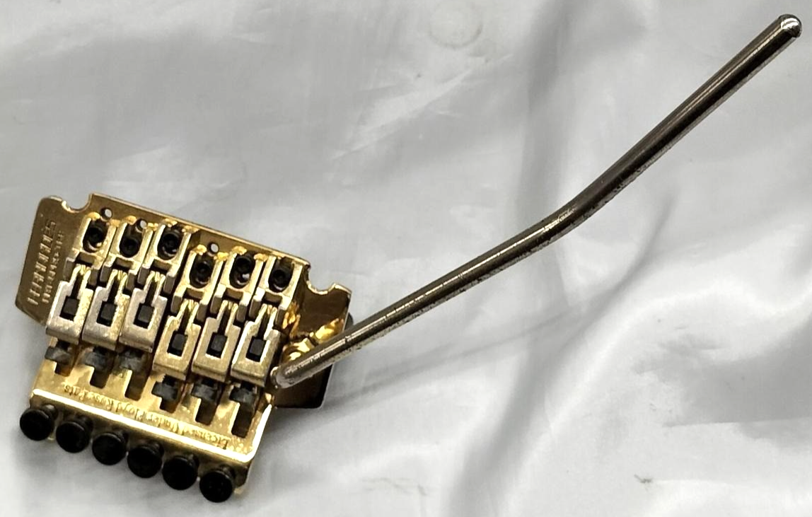FERNANDES Lock Type Guitar Tremolo Bridge Gold Takeuchi Floyd Rose