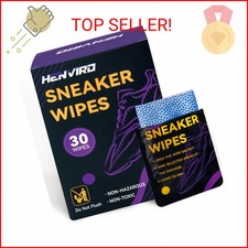 Henviro Shoe and Sneaker Cleaner Wipes - Shoe Cleaner, Shoe Cleaning Kit, Sneake