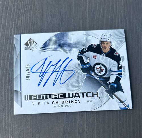 24-25 Upper Deck SP Authentic Nikita Chibrikov Horizontal Future Watch Auto /599