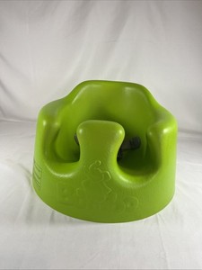 Bumbo Baby Infant Soft Foam Wide Floor Seat w/ Harness Green