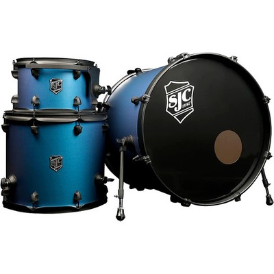 SJC Drums 3Piece Pathfinder Shell Pack Moon Blue