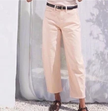 AYR The Beat Drop Organic Cotton Stretch Jeans Sz 28 Barrel Ciao Bella Peach