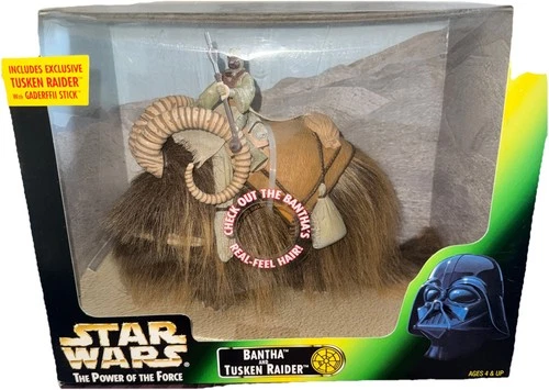 1998 Star Wars The Power Of The Force POTF Bantha & Tusken Raider Set - NRFB NEW