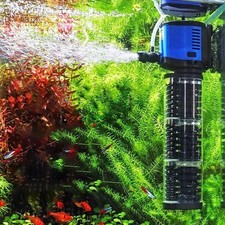 Powerful Fish Tank Filter 400GPH for Small Pond Fountain 75-200 Gal Aquarium,
