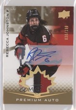 2021 Upper Deck Team Canada Juniors /199 Tier 1 Rebecca Johnston Patch Auto 0i47