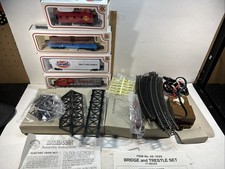 Vintage Bachman Trains, Tracks And Bridge Lot