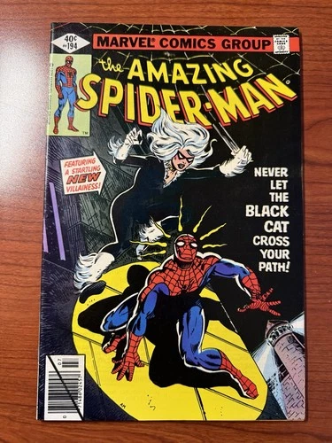 Amazing Spiderman #194 1st Black Cat! Marvel comics.