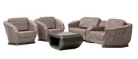 Stilvolles Sofagarniturset Dreisitzer Sofa Couchtisch Sessel Relax Couch 3+1+1