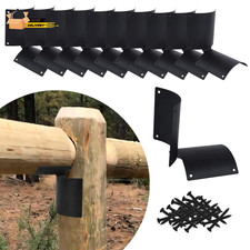 10 Pcs round Fence Post Bracket, round Post Bracket, Fence Post Bracket, Heavy