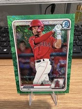 2020 Bowman Chrome - Prospect Jeremiah Jackson Green Shimmer Refractor /99 (RC)