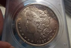 New Listing1887-P Morgan Silver Dollar PCGS MS62 Old Green Holder "Rattler"