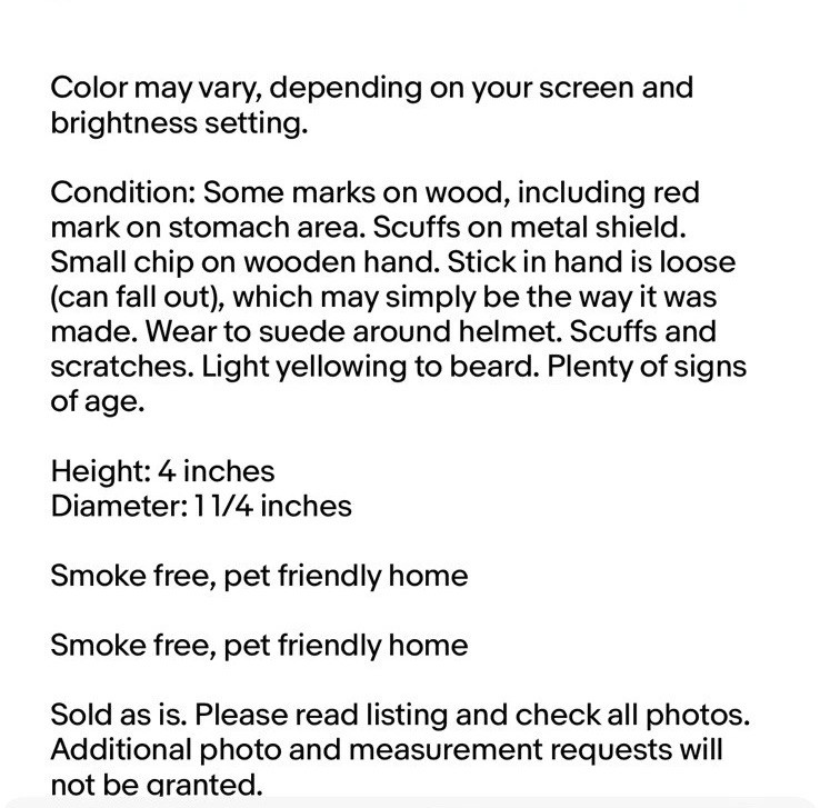 Vintage Bostrom Teak Wood Viking Guard Figurine Scandinavian Nordic Folk Art