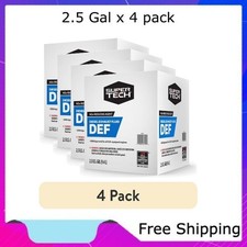 4 pack Super Tech DEF, 2.5 Gal, Diesel Exhaust Fluid DEF
