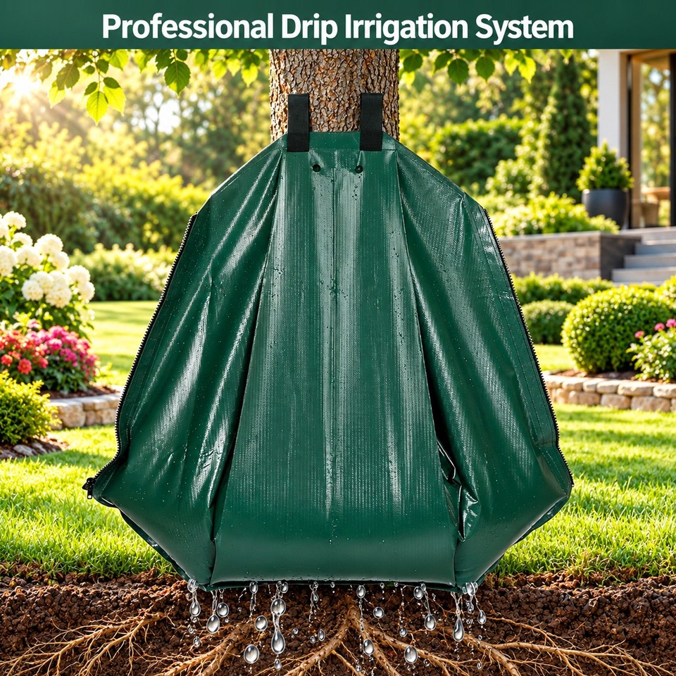 Tree Watering Bags 75 L Each Slow Release Irrigation Bags for Newly ...