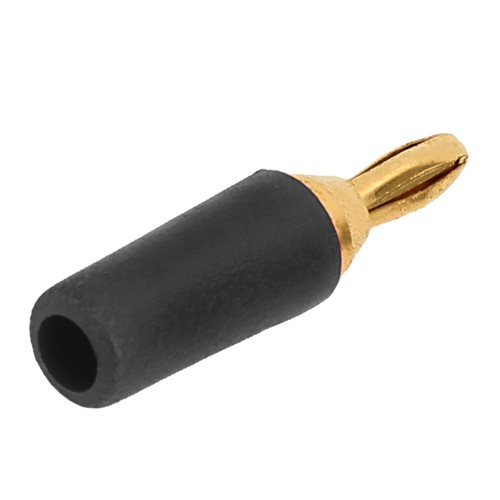 ﹣10PCS J.10007 2.5mm Brass Banana Plug Gold Plated Banana Plug Connector - Zdjęcie 2 z 12
