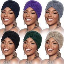 SATINIOR 6 Pieces Medium, Black, Dark Blue, Beige, Gray, Purple, Navy Blue