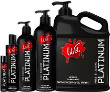 WET Platinum Pure Silicone Premium Silicone Based Luxury Lube Lubricant