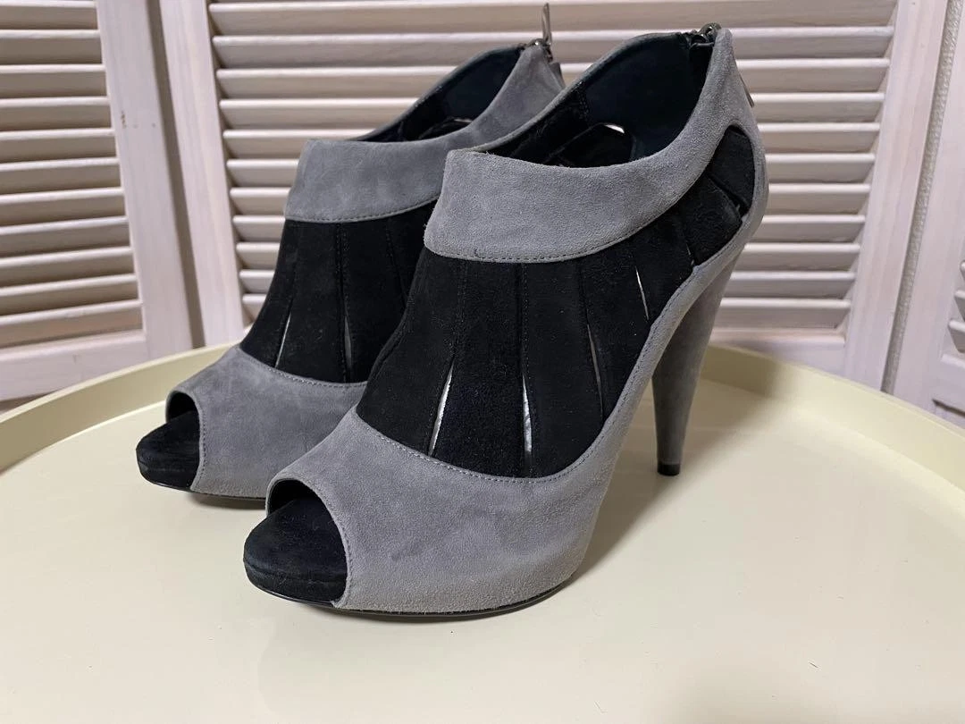 Escarpins Christian Dior talon daim gris EU36/US6 65366c