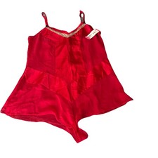 Vintage Cosmopolitan Nightie Babydoll Teddy NWT Red Size Medium