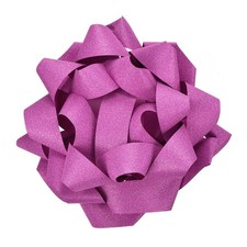 12 Inch Large Gift Bow Glitter Christmas Bows Rose Red for Gift Wrap 2Pcs