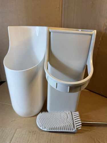 Addis Premium Set Spazzola WC e Stazione di Stoccaggio con WC Flessibile Pulizia Profonda - Foto 1 di 17