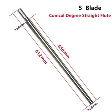 5 blade straight flute reamer, Wooden pipe instrument Bassoon dedicated reamer