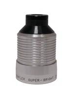 SINGER GRAFLEX SUPER-BRIGHT 2 INCH f/1.4 16mm PROJECTION LENS SILVER/BLACK 