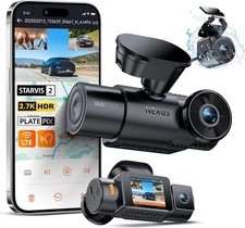 Vantrue N4S 3 Channel Front Inside Rear Dash Cam WiFi GPS LTE Support