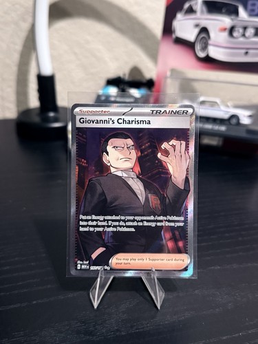 Giovanni's Charisma 197/165 - Pokemon: Scarlet & Violet 151 - NM/M Full Art Holo