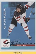 2017 Upper Deck Team Canada Juniors Blue Spectrum Kale Clague #10 READ 0a1