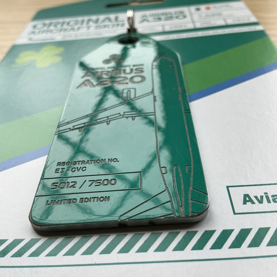 AVIATIONTAG | AER LINGUS AIRBUS A320 EI-CVC | MSN 1443 GREEN TAG | eBay