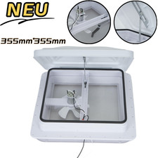14“x14” Dachluke Dachfenster Dachhaube 355x355mm Wohnwagen Wohnmobil Caravan DE
