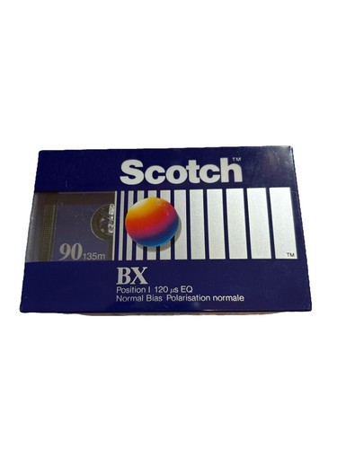 Scotch BX/90 Neu & Versiegelt Vintage 90 Minuten Leerkassette Band Normal Bias - Bild 1 von 3