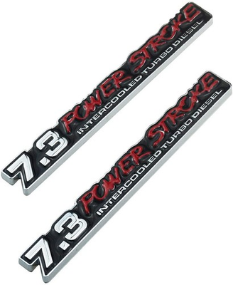 #ad Pair Set 7.3 Power Stroke Intercooled Turbo Diesel Emblem 3D Truck Super Duty $12.99
