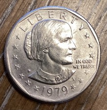 Rare 1979 Susan B Anthony D Denver  FG - Frank Gasparro ONE DOLLAR U.S. Coin