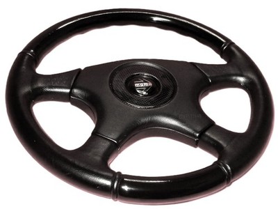 MOMO OLYMPIC 3 Steering Wheel 360mm Wood & Leather Vintage Ghibli