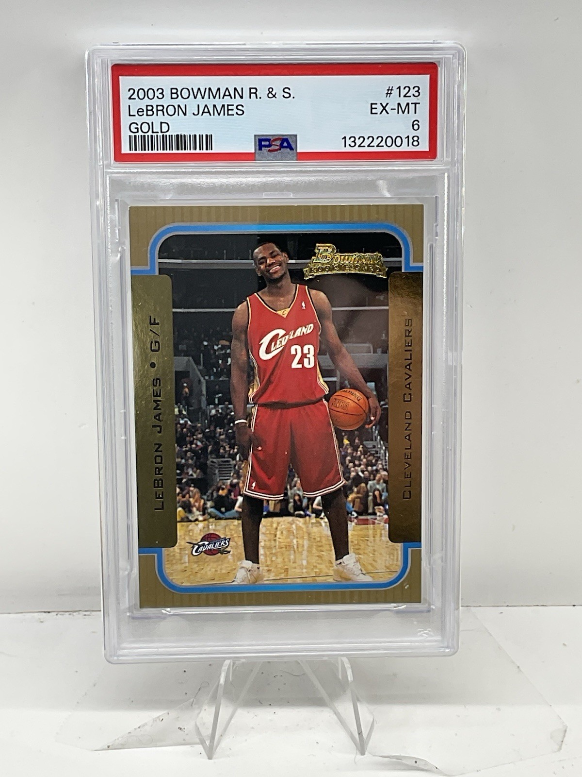 LeBron James 2003 Bowman #123 Gold Price Guide - Sports Card Investor