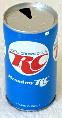 Vintage 1970's-Me & My Royal Crown-RC Cola-Holland, MI-12 oz-Steel Soda-Pop Can