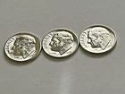 1955 PDS BU 1955 P D S (3 coins) Roosevelt Dimes  BU # T96