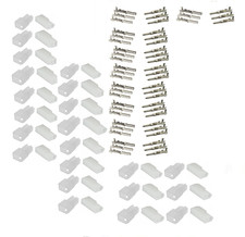 2 Pin .093 Molex Connector Kit, 24 Sets, w/14-20 AWG .093" Pins, Free Hanging
