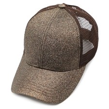 C.C Hatsandscarf Ponytail caps Messy Buns Trucker Plain Baseball Cap BT-6 